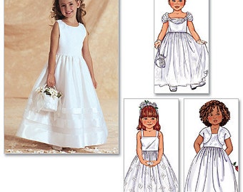 Butterick Sewing Pattern 3351 Children's/girls' Jacket & Dress 