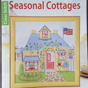 Seasonal Cottages Cross Stitch - Counted Cross Stitch Instruction Book