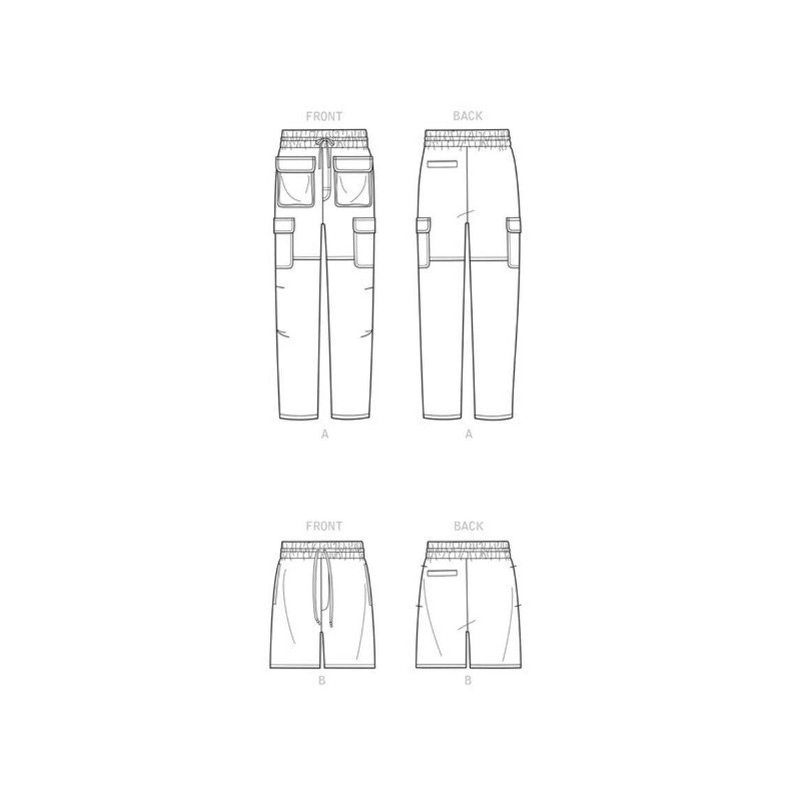 Simplicity Sewing Pattern S9338 Men's Pull-on Pants or - Etsy