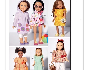 McCall's Sewing Pattern M8309 18" Doll Clothes