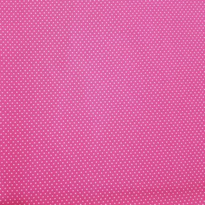 Mini Dots on Pink Cotton Fabric (1 yard)