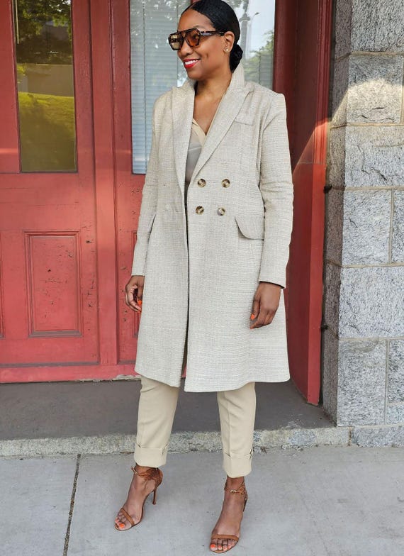Know Me Sewing Pattern ME2103 Misses' Lined Coat in Two Lengths by