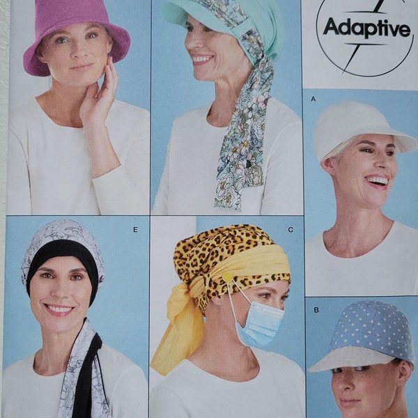 Simplicity Sewing Pattern S9491 Chemo Head Coverings