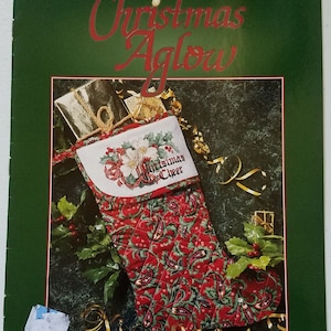 Christmas Aglow Cross Stitch Instruction Booklet