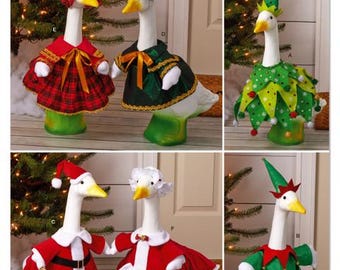 Simplicity Pattern S3187 Simplicity Sewing Pattern Porch Geese Clothes for Christmas Holiday