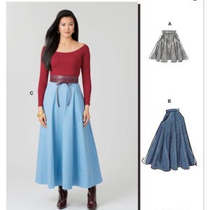 McCall's Sewing Pattern M8609 Misses' Skirt in Three Lengths