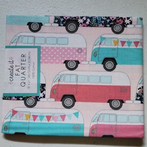 Fabric Quarters Cotton Fabric 18&quot;- Campers