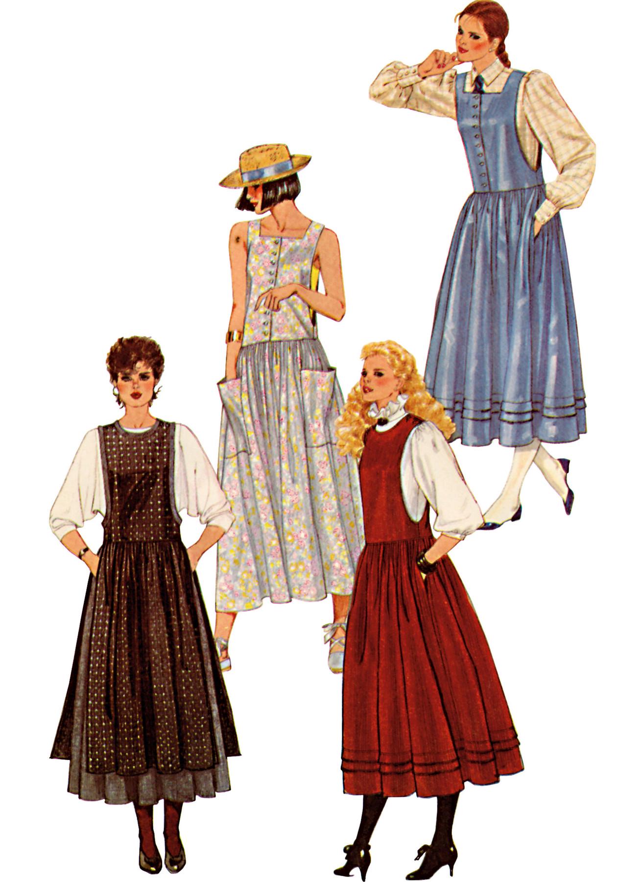 Simplicity Sewing Pattern S3048 - 1960s Misses' Jumpers in