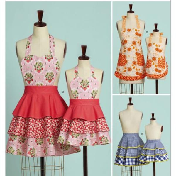 Simplicity Sewing Pattern S3181 Children's and Misses' Aprons - SIZE: S-L/S-L
