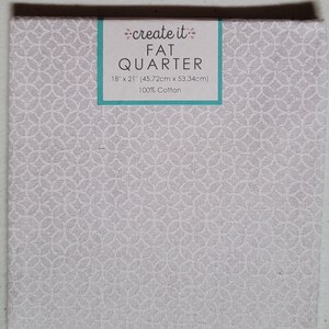 Fabric Quarters Cotton Fabric 18&quot;-  Hexagon White