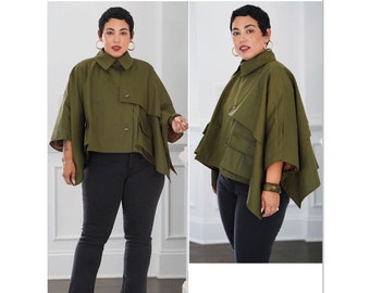 ミメイページ Misses' Cape by Mimi G Style Simplicity Sewing Pattern S9893 Uncut