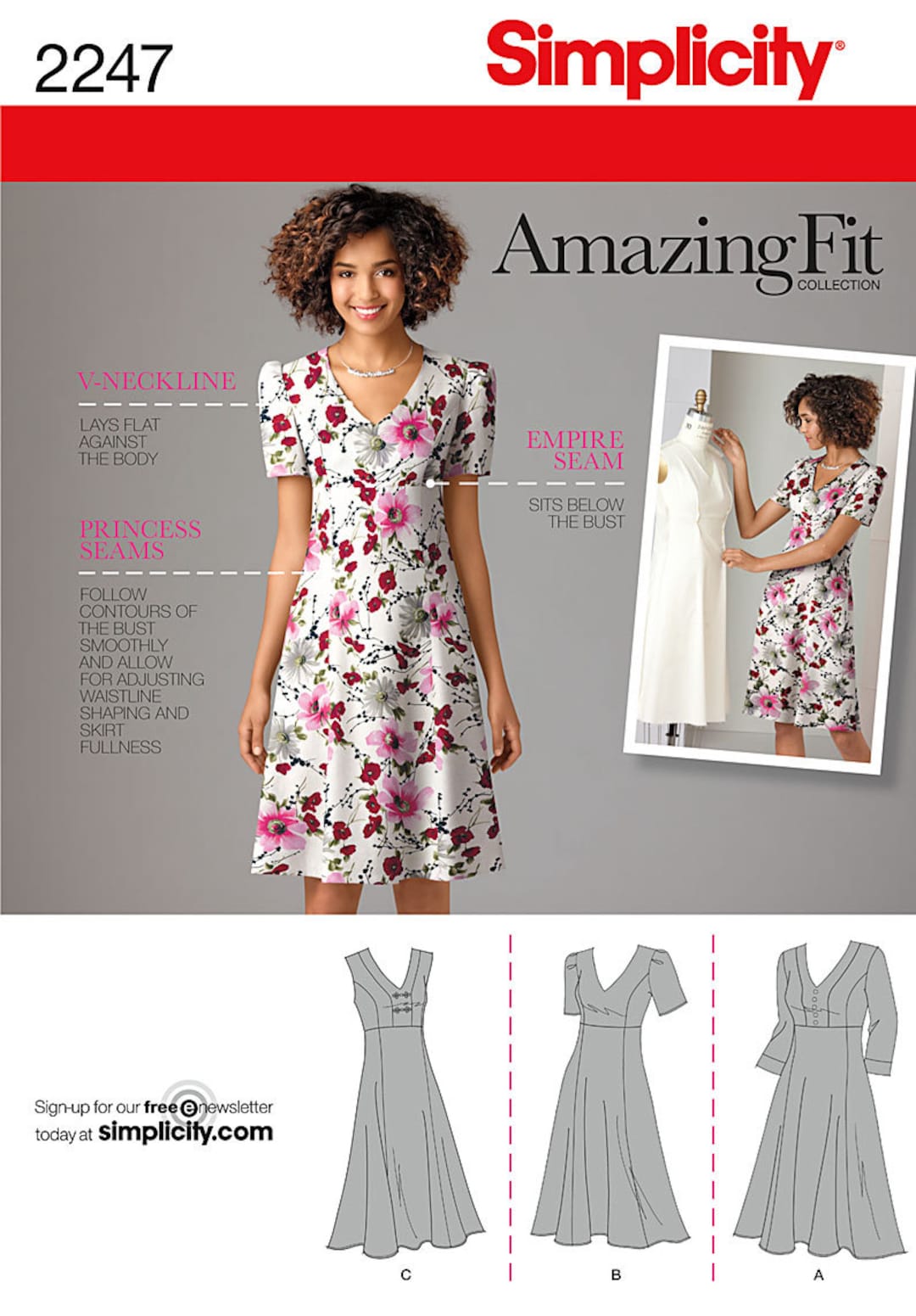 Simplicity Sewing Pattern 2247 Misses' & Plus Size Amazing Fit