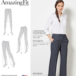 Simplicity Sewing Pattern 8056 Misses&#39; / Women&#39;s Flared Pants or Shorts