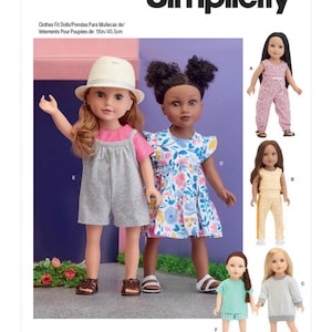 Simplicity Sewing Pattern S9500 18&quot; Doll Clothes