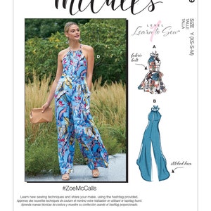 ⑨春秋物まとめ売り Misses' Romper, Jumpsuits and Belt Mccall's Sewing Pattern