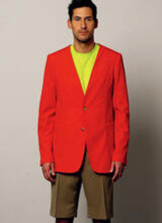 Vogue Sewing Pattern V8890 Men's Suit Jackets, Shorts and