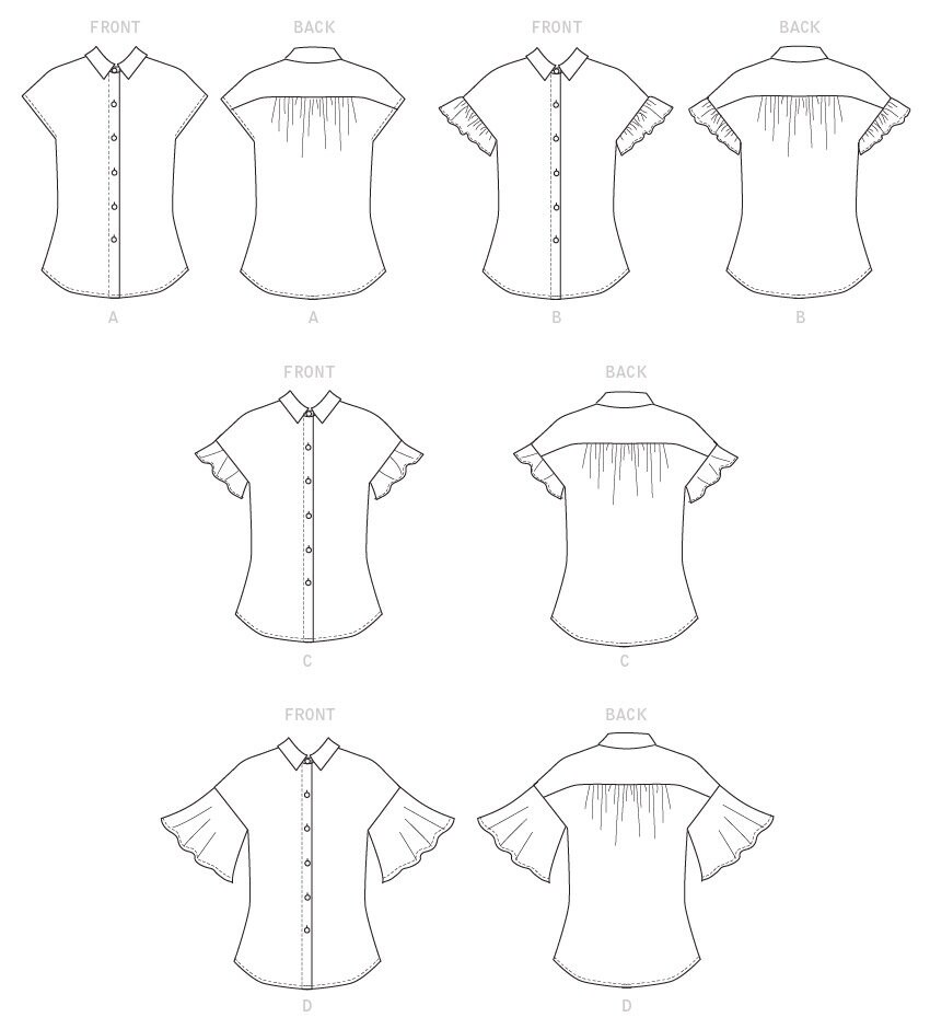 Butterick Sewing Pattern B6686 Misses' Top - Etsy