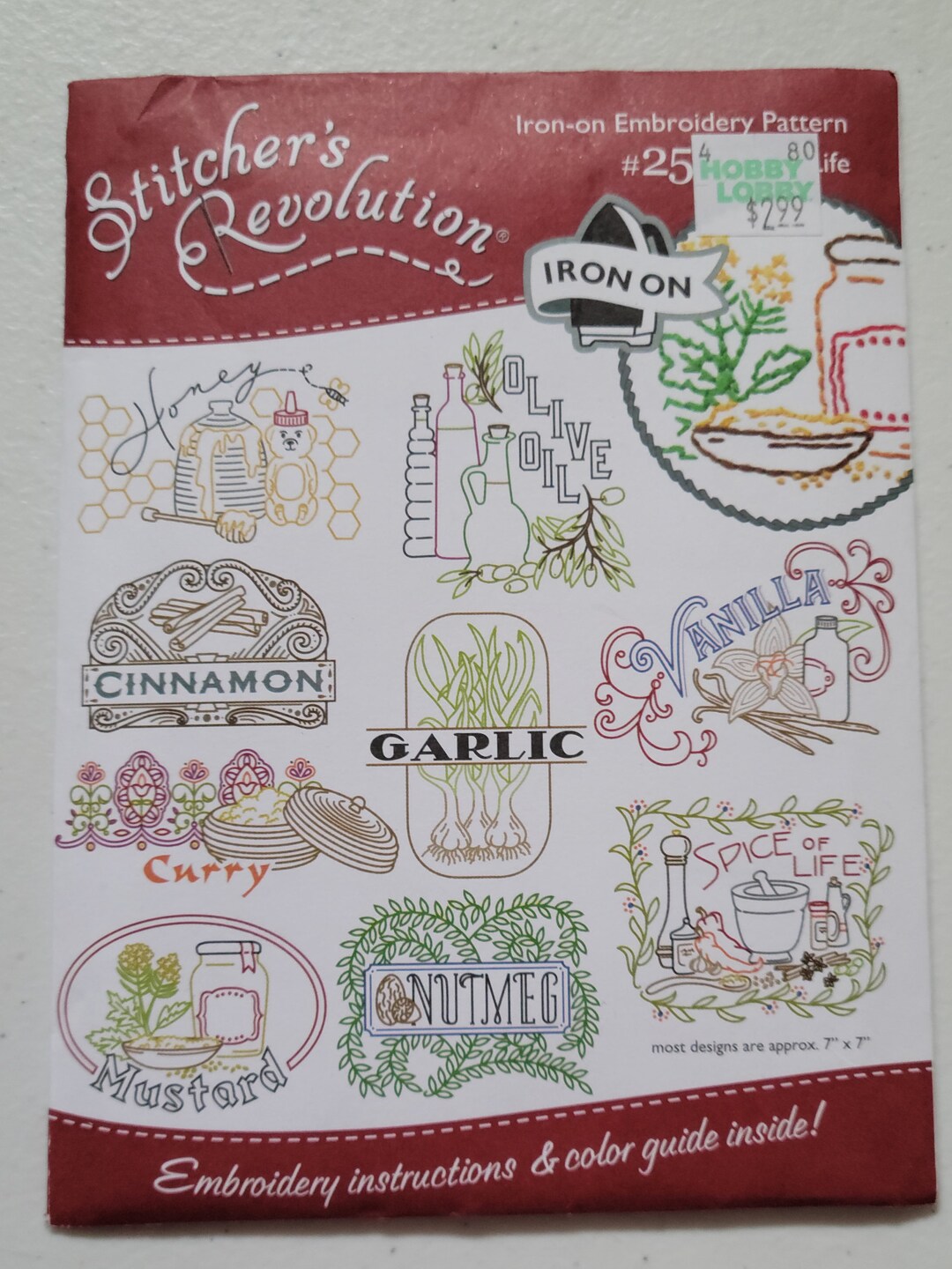 Stitcher's Revolution Ironon Transfers Spice of Life Etsy