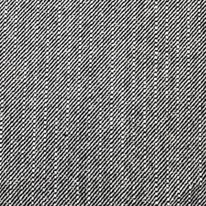 Black Striped with a Hint of Gold Wool Fabric Sold by the Yard