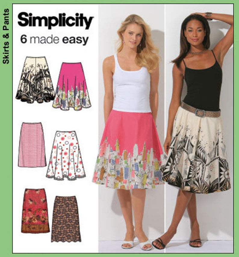 OUT of PRINT Simplicity Sewing Pattern 4236 Misses Slim & Full | Etsy