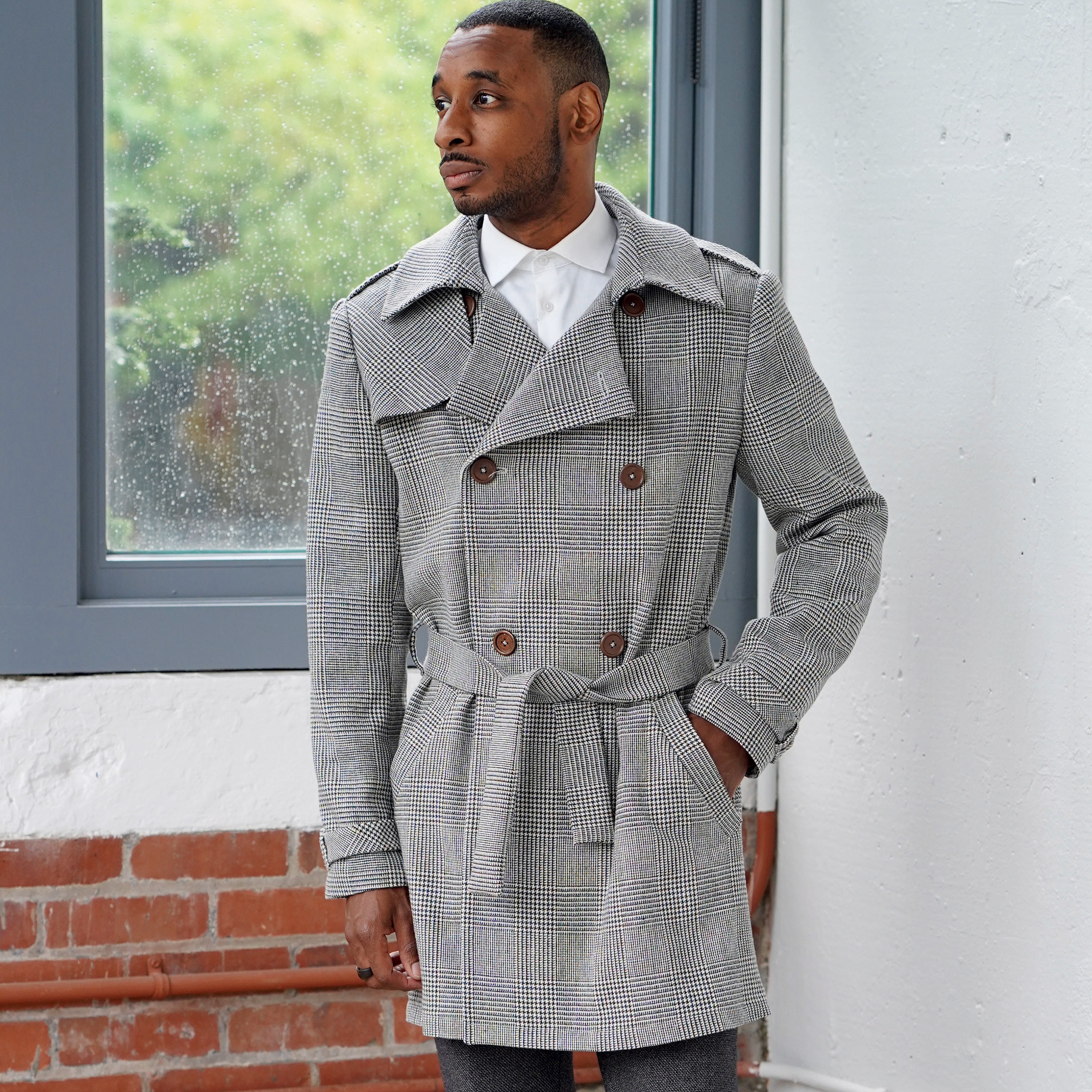 新品　deres weightlessness silk trench coat Silk Outer Shell Coats, Jackets & Vests Trench Coats for