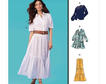 McCall's Sewing Pattern M8285 Misses' Top and Dresses