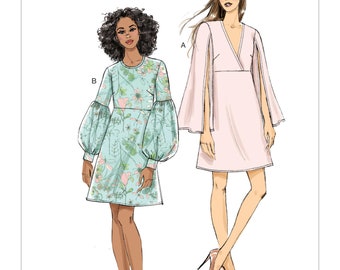Vogue Sewing Pattern V1800 Misses' Dress | Etsy
