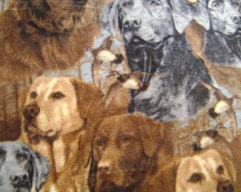 Dogs Anti Pill Fleece Fabric (1 yard 20 inches)