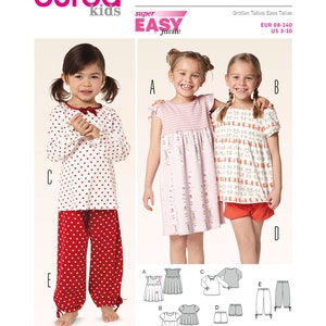 Burda Style Sewing Pattern 8432 Children&#39;s Loungewear
