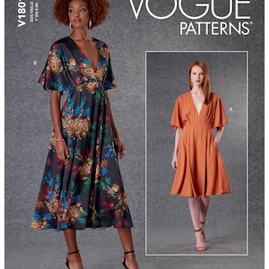 Vogue Sewing Pattern V1801 Misses&#39; Dresses