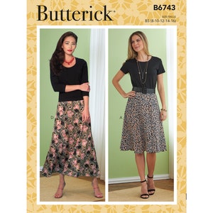 Butterick Sewing Pattern B6743 Misses&#39; and Misses&#39; Petite Skirt