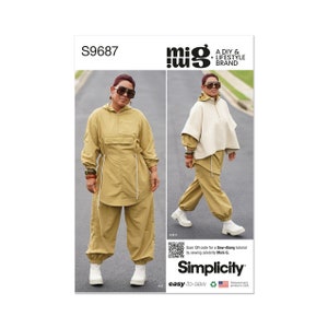 Simplicity Sewing Pattern S9687 Misses&#39; Jacket, Poncho and Pants by Mimi G