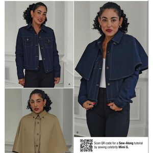 Simplicity Sewing Pattern S3168 Misses' Jacket With Detachable