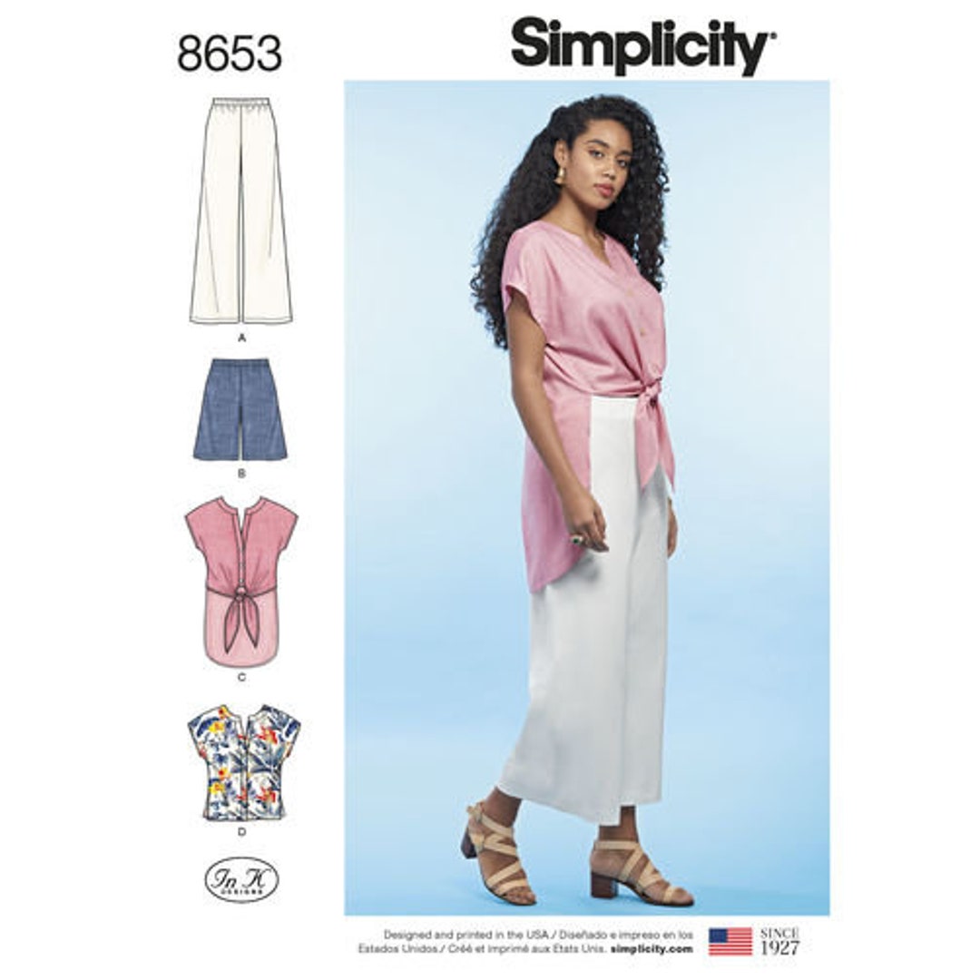 OUT of PRINT Simplicity Sewing Pattern 8653 - Etsy