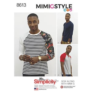 Simplicity Sewing Pattern 8613 Men&#39;s Knit Top by Mimi G Style