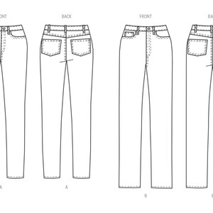 Butterick Sewing Pattern B6912 Women s Jeans By Palmer pletsch Etsy Butterick Sewing Pattern B6912 Women s Jeans By Palmer pletsch Etsy