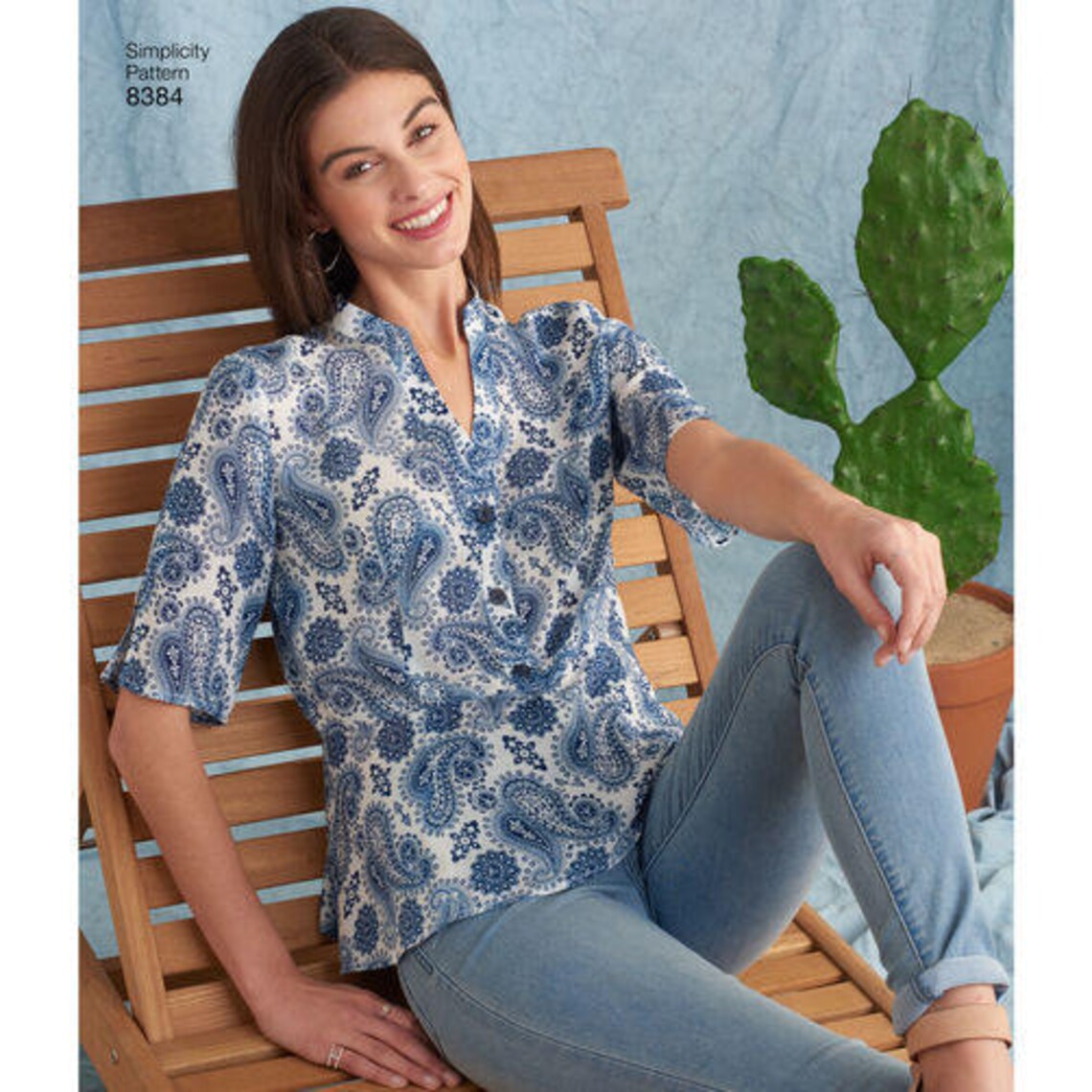 Simplicity Sewing Pattern 8384 Misses' Dress With Length Etsy