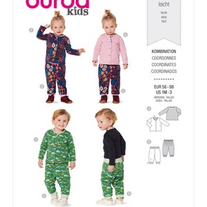 Burda Kids Pattern 9293 Babies&#39; Jacket, Trousers or Pants, Reversible