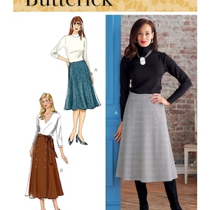 Butterick Sewing Pattern B6866 Misses&#39; Skirt and Sash