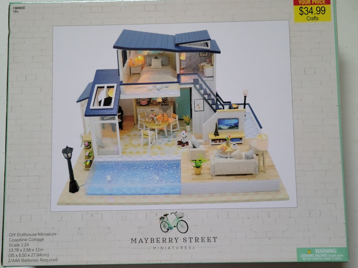 Mayberry Street Miniatures Miniature Coastline Cottage Kit Etsy