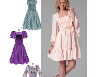McCall's Pattern M7500 Misses' Gathered and Ruched Dresses