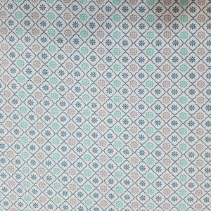 Small Medallion Cotton Fabric Sold by the Yard