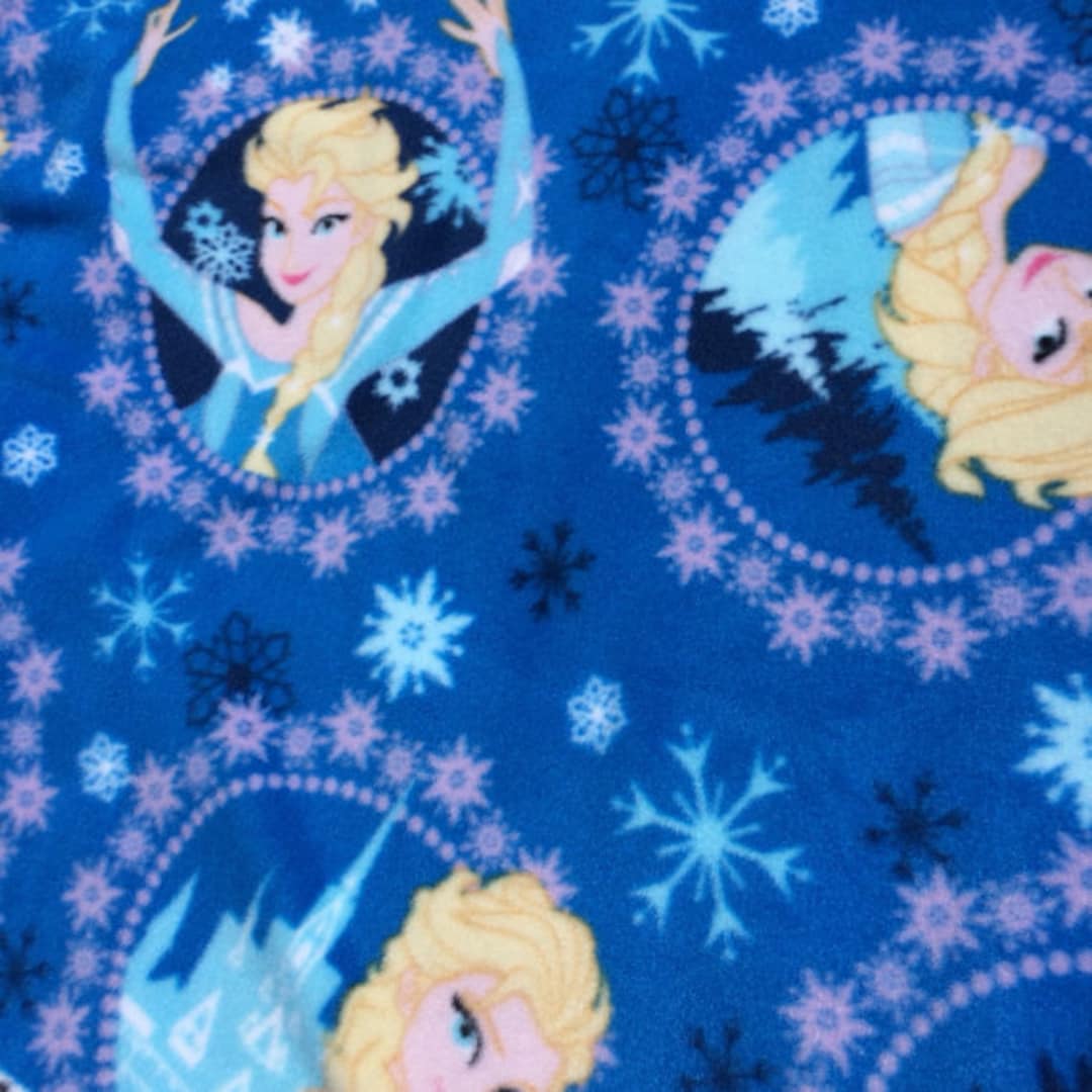 Frozen Elsa Frame Character Fleece Sold by the Yard - Etsy