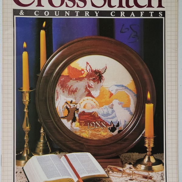 Cross Stitch  & Country Crafts Magazine - Nov/Dec 1988