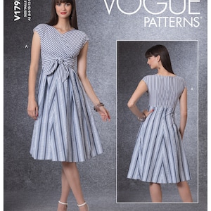 OUT of PRINT Vogue Sewing Pattern V1795 Misses&#39; Dress