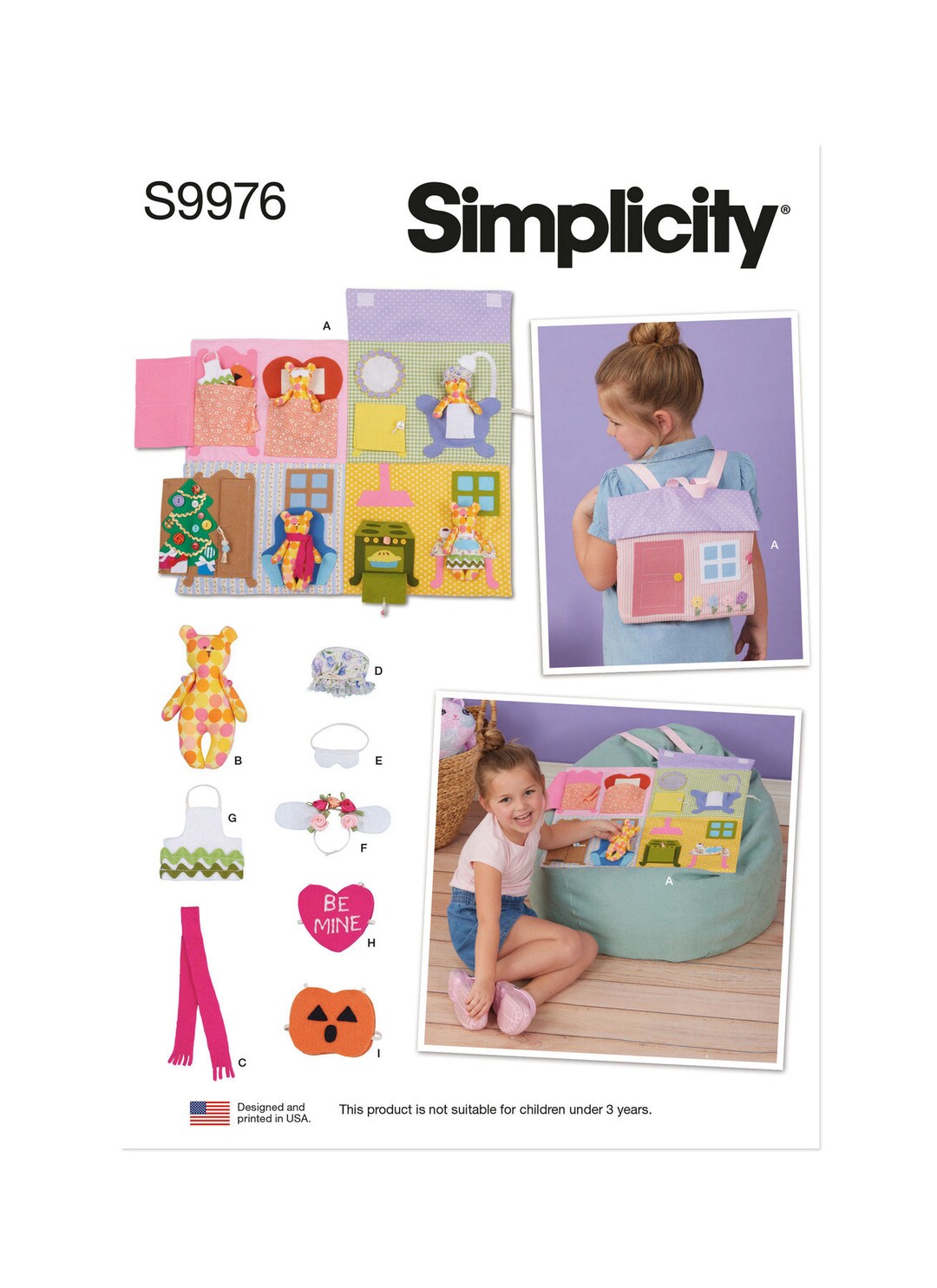 Simplicity Sewing Pattern S9976 Simplicity Sewing Pattern Doll House ...