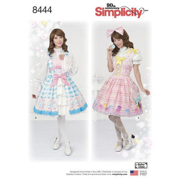 Simplicity Sewing Pattern 8444 Misses' Lolita Costume