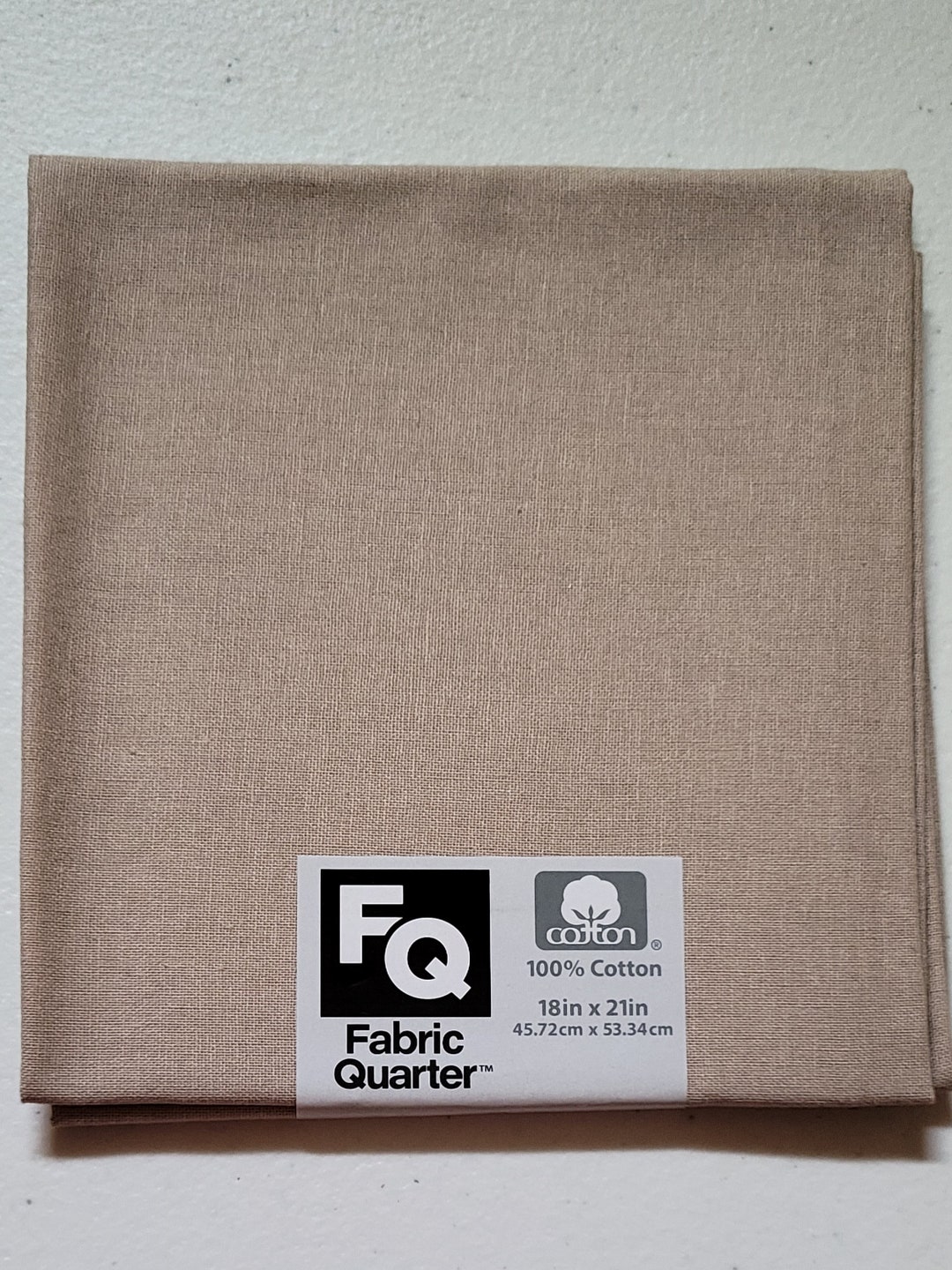 Fabric Quarters Cotton Fabric 18 Taupe Solid Etsy