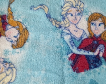 Frozen Sisters Fleece Fabric (1 yard 4 inches)