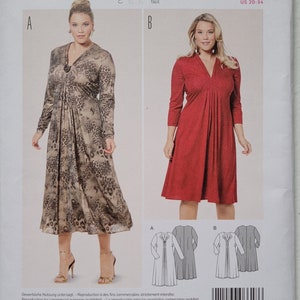 OUT of PRINT Burda Style Sewing Pattern 6618 Women&#39;s Dress